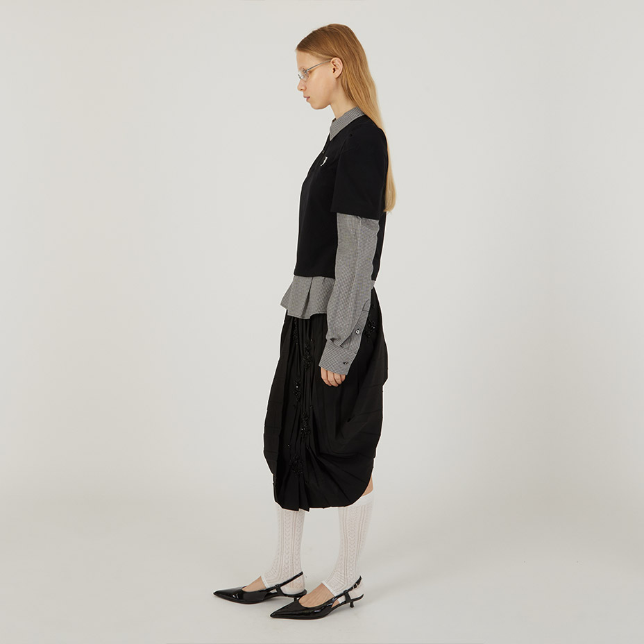 Cigarettes Polo Combo Shirt / a-TP13 [ BASICKS / �٥����å���  ] BSCS-A-TP13