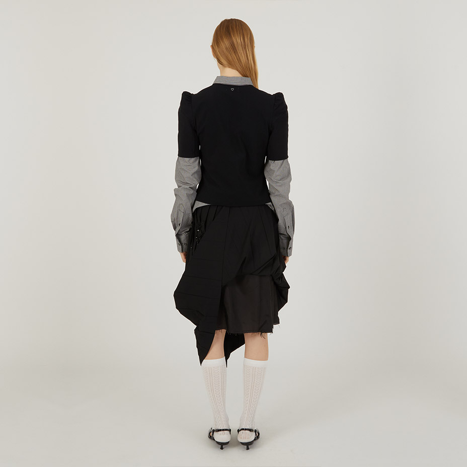 Cigarettes Polo Combo Shirt / a-TP13 [ BASICKS / �٥����å���  ] BSCS-A-TP13