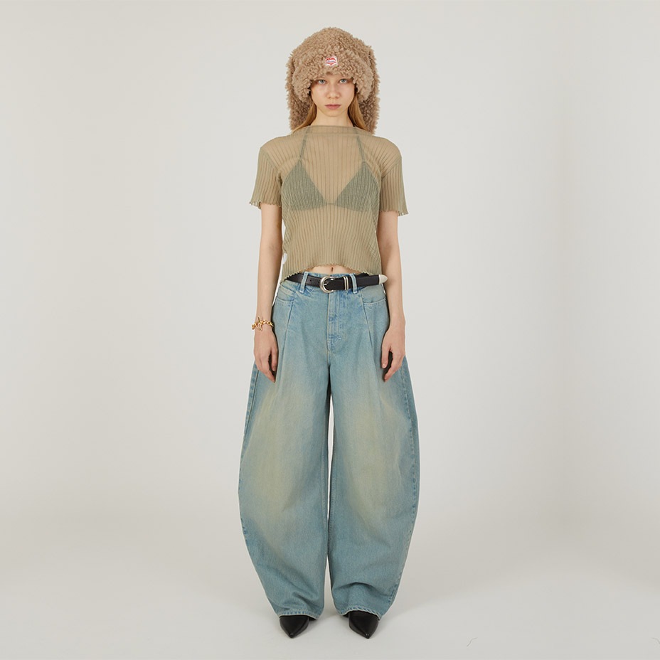 Folding Denim Trousers / a-TR01 [ BASICKS / �٥����å���  ] BSCS-A-TR01