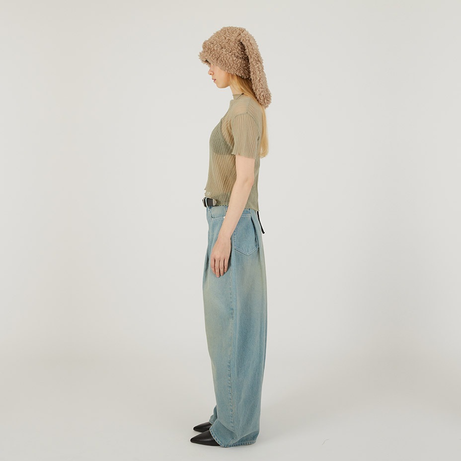 Folding Denim Trousers / a-TR01 [ BASICKS / �٥����å���  ] BSCS-A-TR01