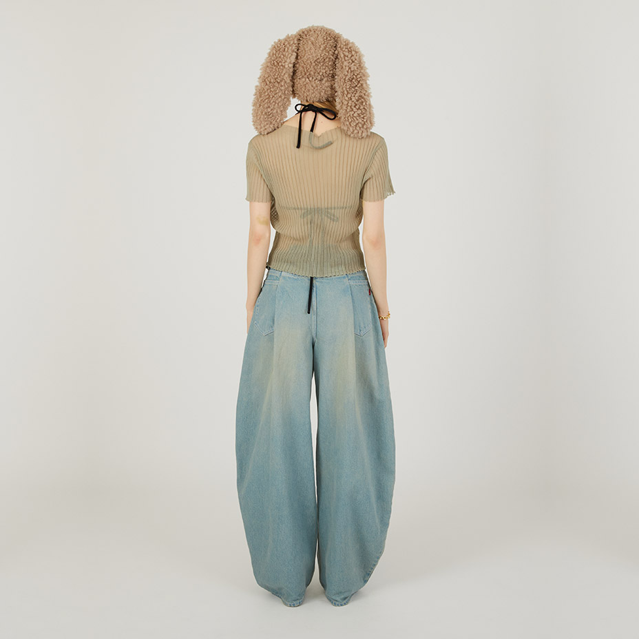 Folding Denim Trousers / a-TR01 [ BASICKS / �٥����å���  ] BSCS-A-TR01