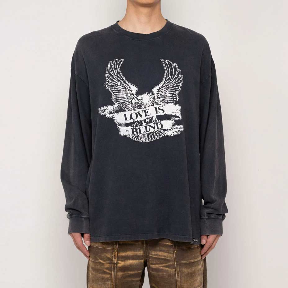 Words Printed Knit Tee [ G13LT075 ] KAMIYA / ���ߥ�
