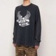 Words Printed Knit Tee [ G13LT075 ] KAMIYA / ���ߥ�