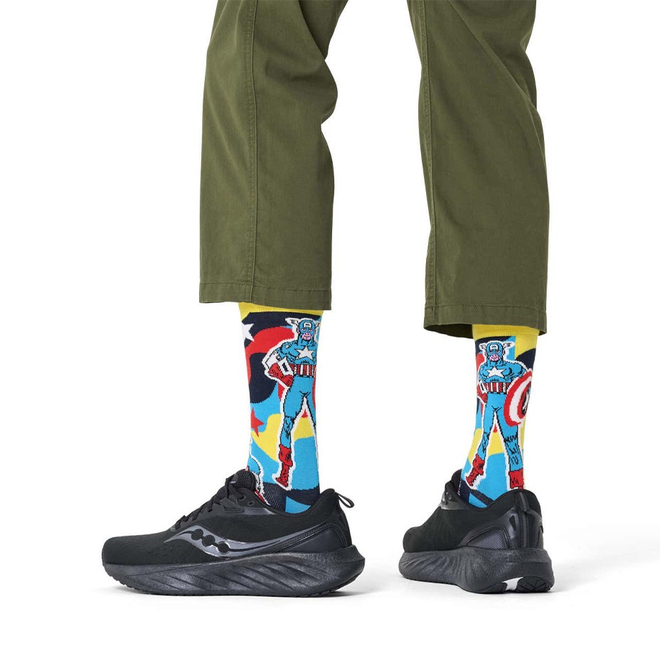 MARVEL Avengers Captain America Sock [ 14251002-65 ] Happy Socks / �ϥåԡ����å���
