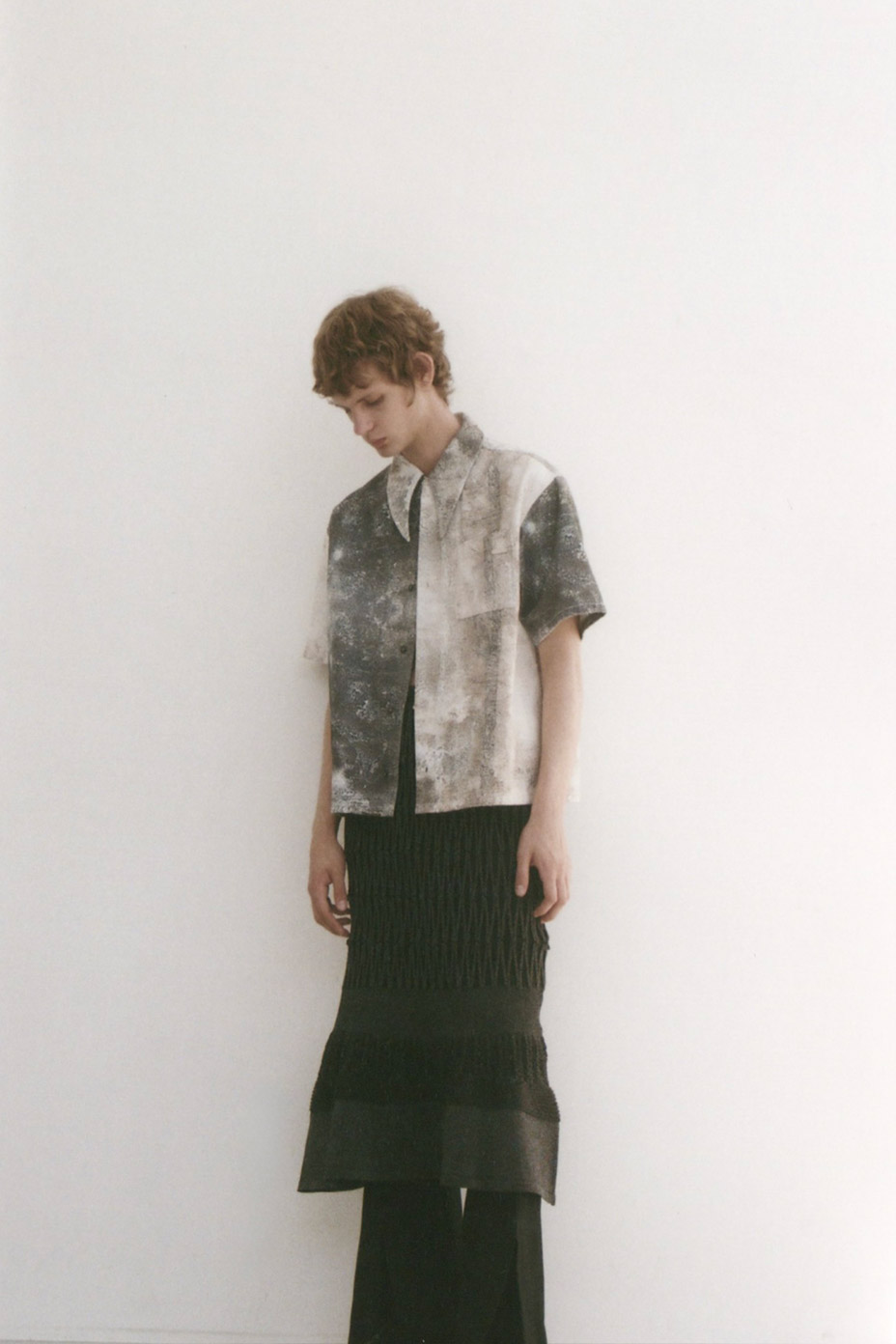 ��Sabi�� Denim Short Sleeve Shirt [ MIKAGE SHIN / �ߥ��� ���� ] MGS-26SS-0402