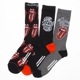 THE ROLLING STONES 3PAIR ASSORTED CREW /  [ RSC371 ] Perris Socks / �ڥ꡼�����å���