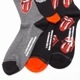 THE ROLLING STONES 3PAIR ASSORTED CREW /  [ RSC371 ] Perris Socks / �ڥ꡼�����å���