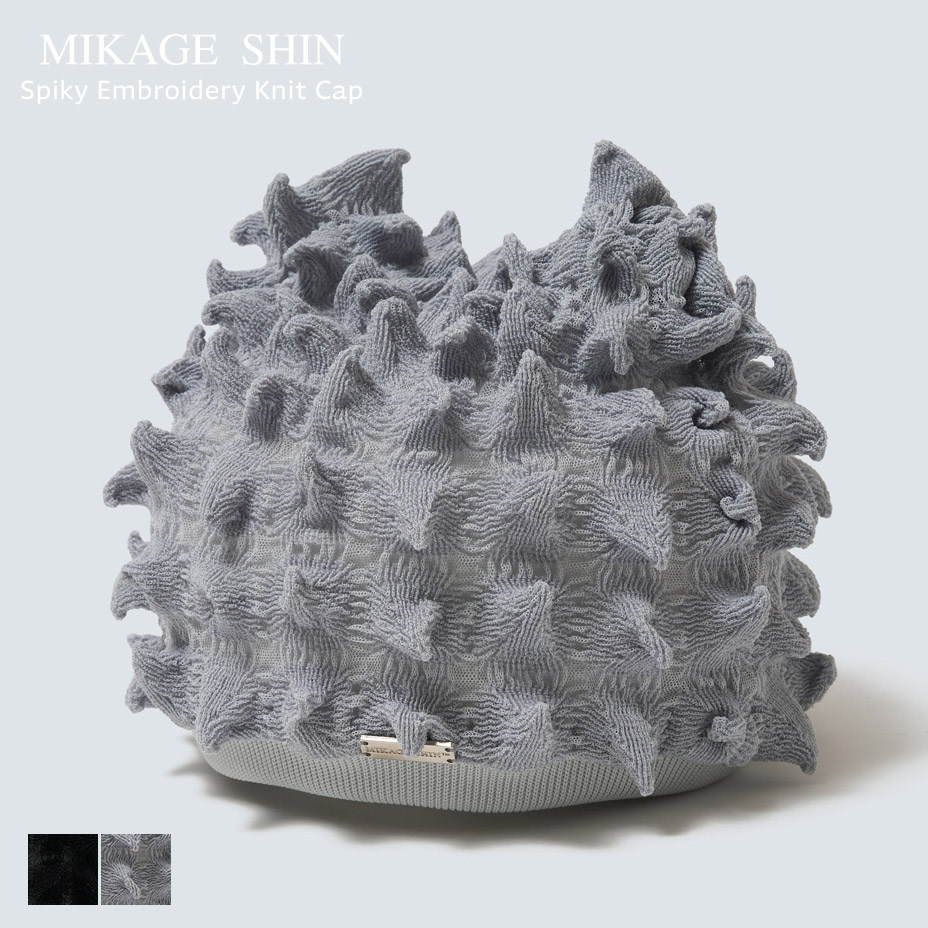 Spiky Embroidery Knit Cap [ MIKAGE SHIN / �ߥ��� ���� ] MGS-BSSS-2703