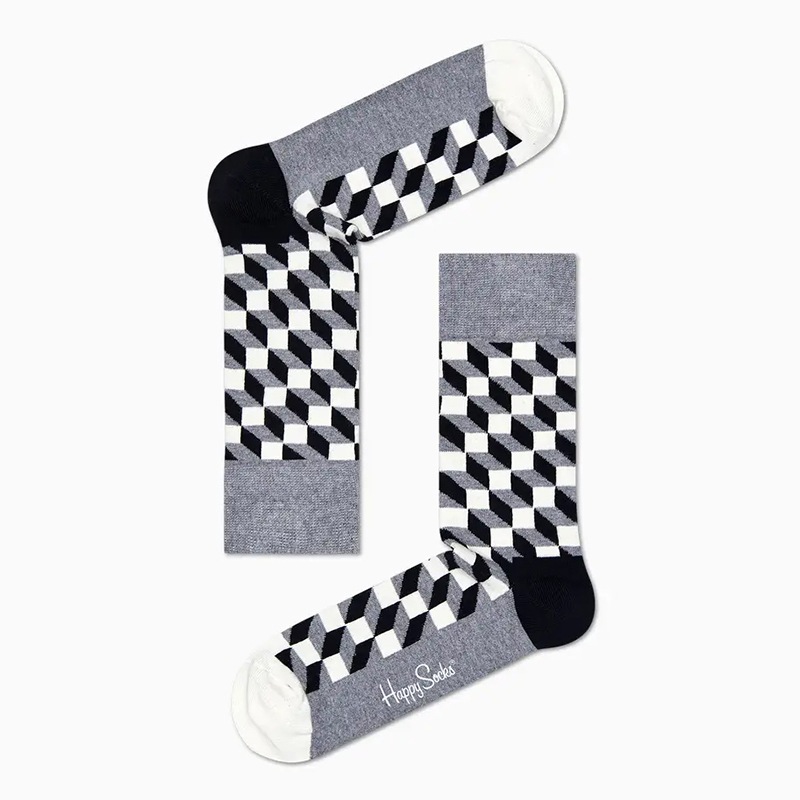 4-Pack Classic Black & White Socks Gift Set [ 10203403-01 ] HAPPY SOCKS / �ϥåԡ����å���