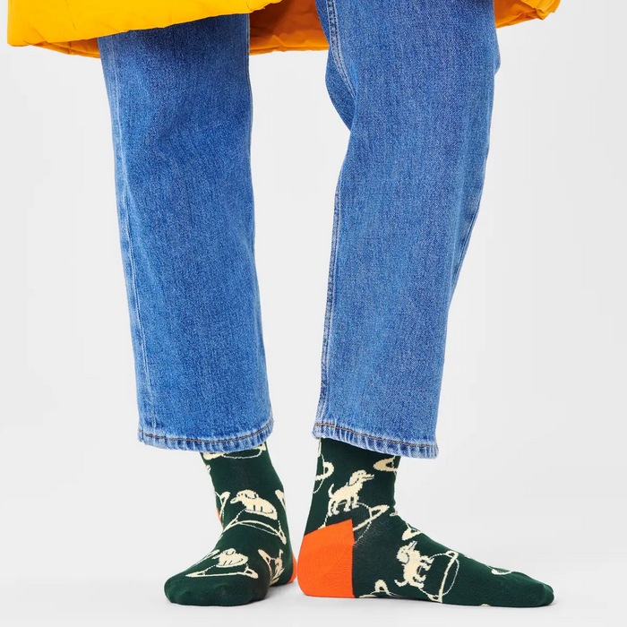 Space Dog Sock [ 10221078-55 ] HAPPY SOCKS / �ϥåԡ����å���