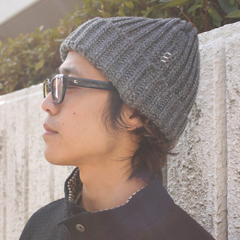 LG Knit Cap [ HTM253013 ] HUNTISM / �ϥ�ƥ�����