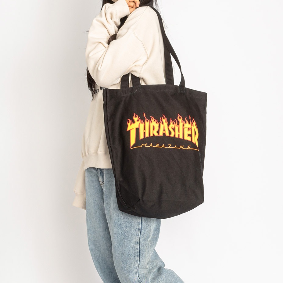 THRASHER LOVE FLAME PRINT TOTE [ R1925 ] THRASHER / ����å��㡼