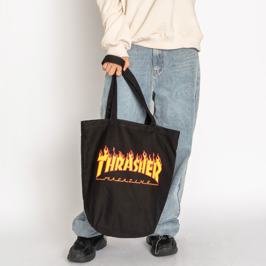 THRASHER LOVE FLAME PRINT TOTE [ R1925 ] THRASHER / ����å��㡼
