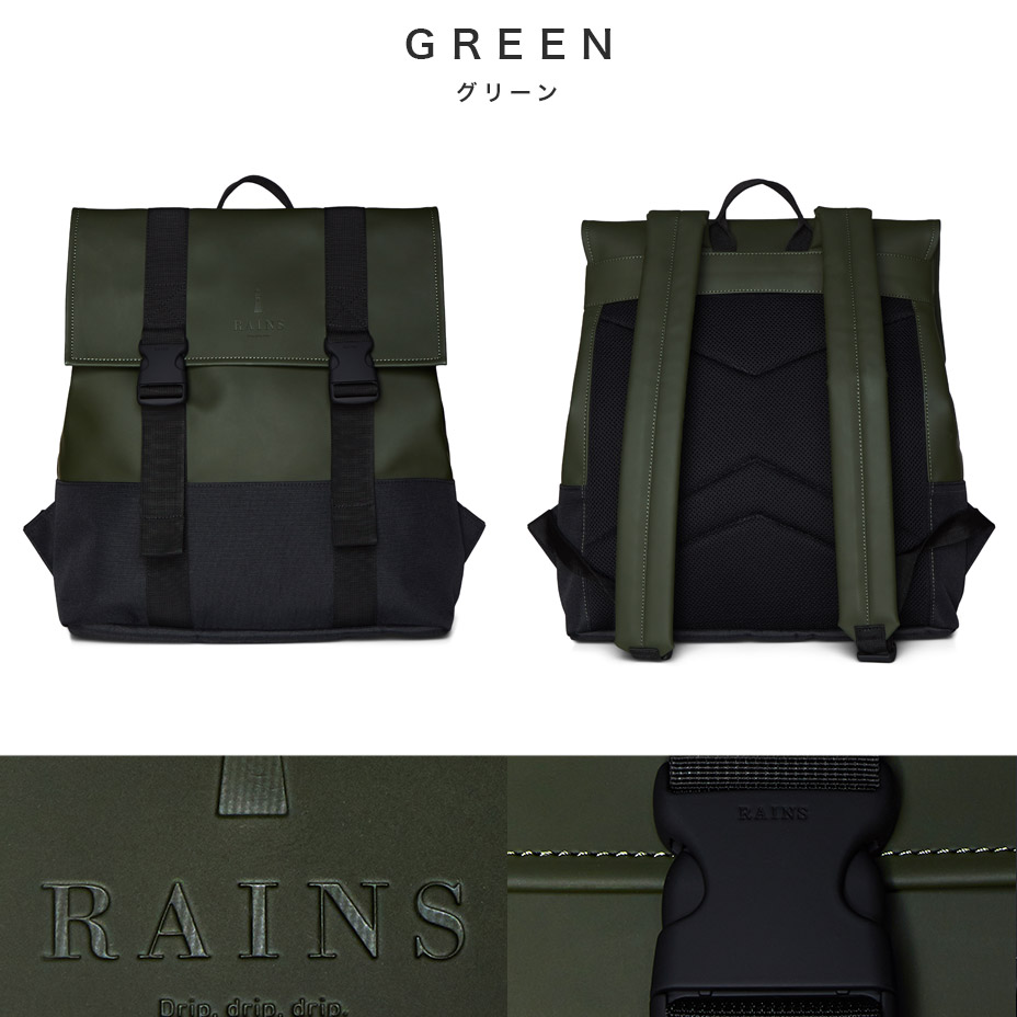 BUCKLE MSN BAG [ 55219-1-01371 ] RAINS / �쥤��