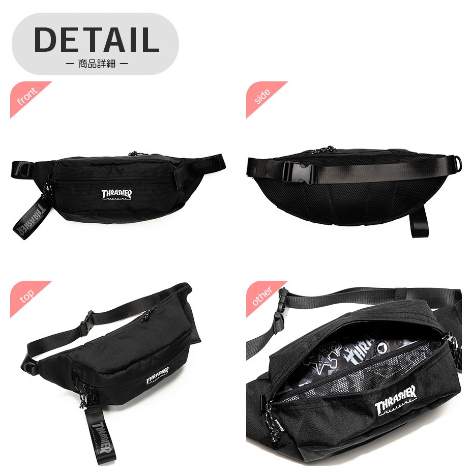 THRASHER WAIST BAG [ R1928 ] THRASHER / ����å��㡼