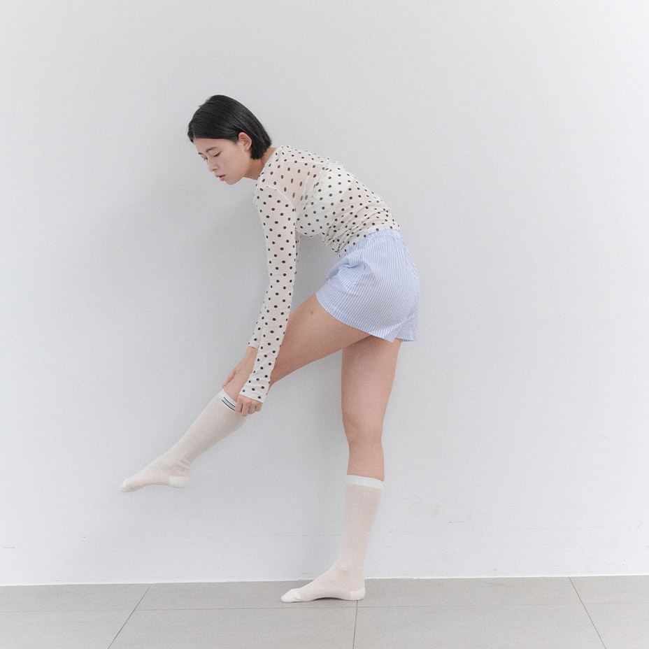 Loose Fit Knee Socks [ I Hate Monday / �����إ��ȥޥ�ǡ� ] BYC-IHM26SS05