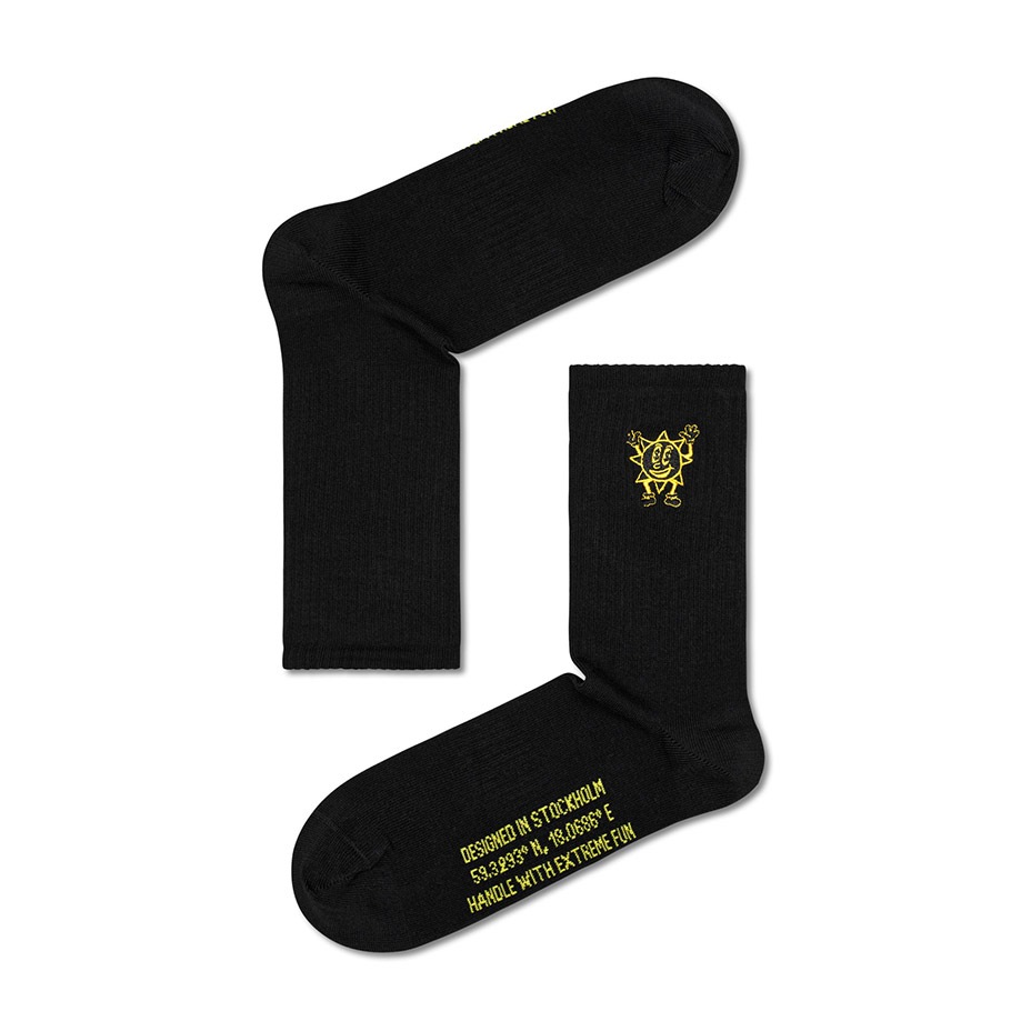 Greetings 3/4 Crew Sock [ 10234006-98  ] HAPPY SOCKS / �ϥåԡ����å���