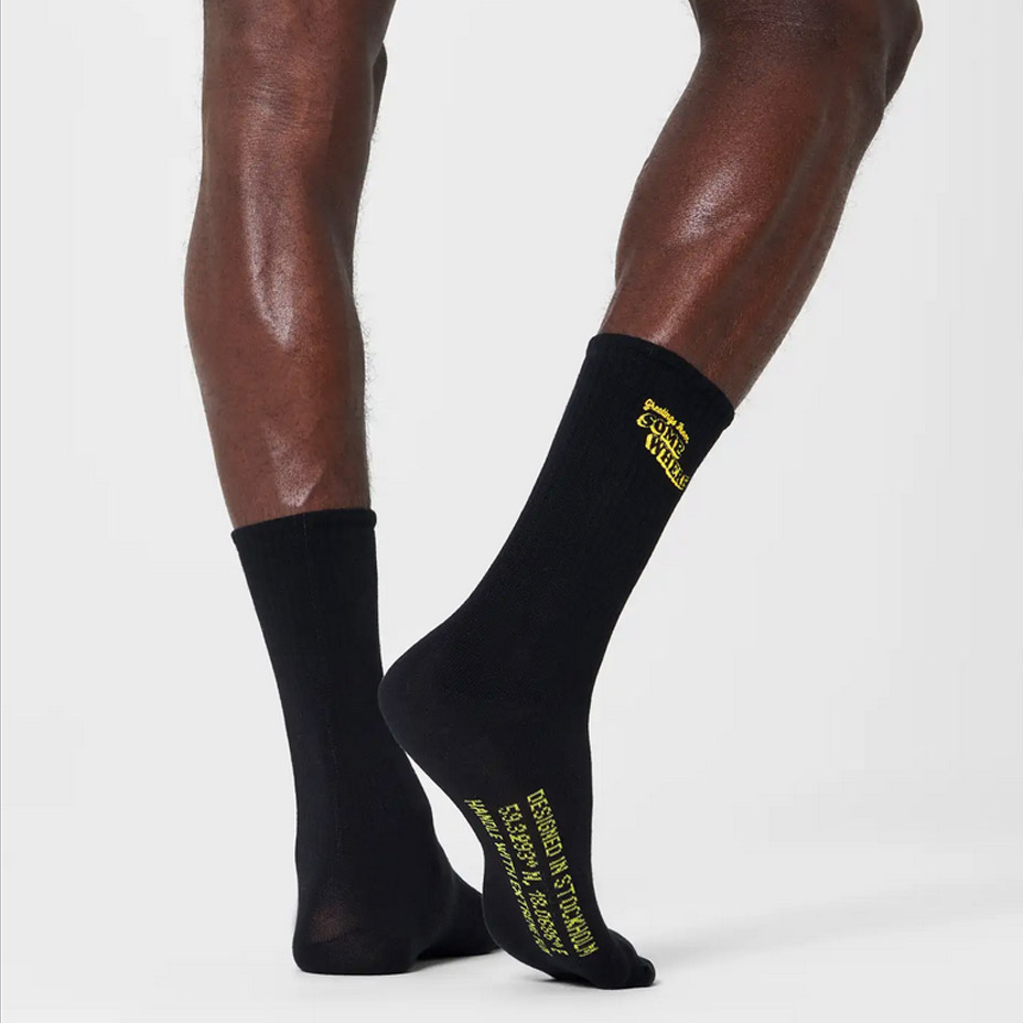 Greetings 3/4 Crew Sock [ 10234006-98  ] HAPPY SOCKS / �ϥåԡ����å���