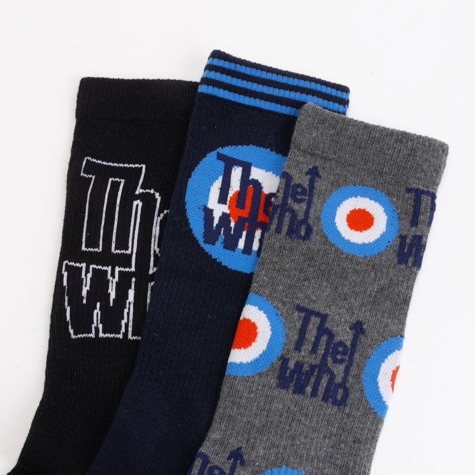 THE WHO 3PAIR ASSORTED CREW / [ TWC370 ] Perris Socks / �ڥ꡼�����å���