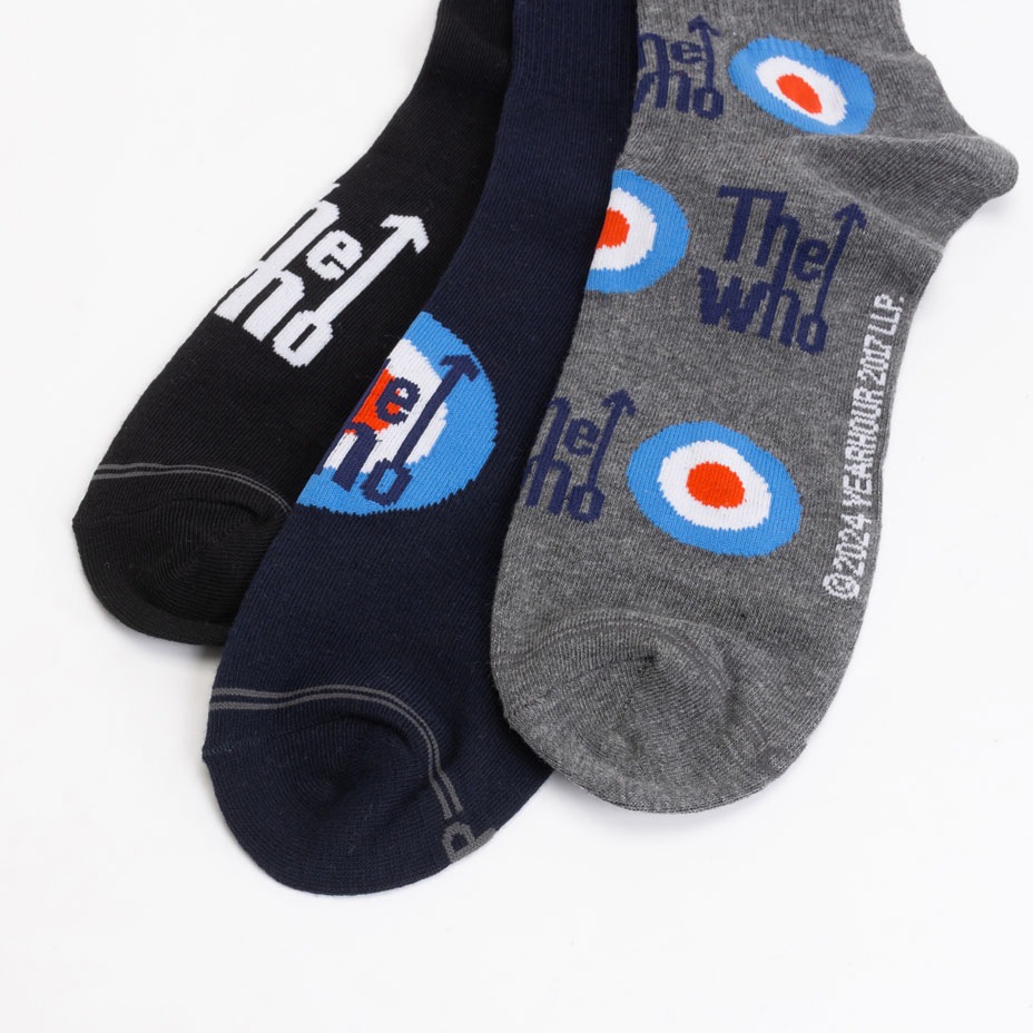 THE WHO 3PAIR ASSORTED CREW / [ TWC370 ] Perris Socks / �ڥ꡼�����å���