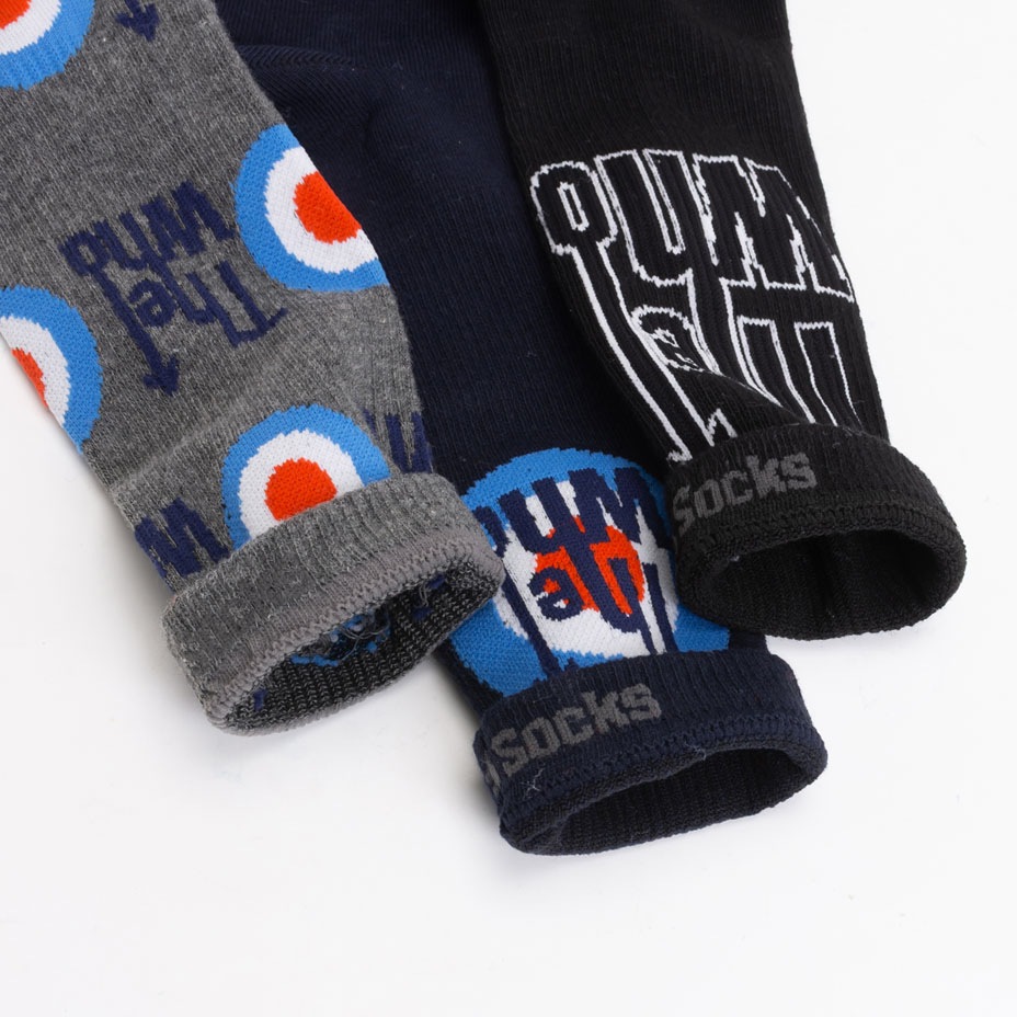 THE WHO 3PAIR ASSORTED CREW / [ TWC370 ] Perris Socks / �ڥ꡼�����å���