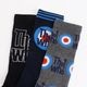 THE WHO 3PAIR ASSORTED CREW / [ TWC370 ] Perris Socks / �ڥ꡼�����å���