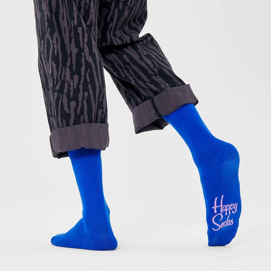 Solid Rib Sock [ 10231029-65  ] HAPPY SOCKS / �ϥåԡ����å���