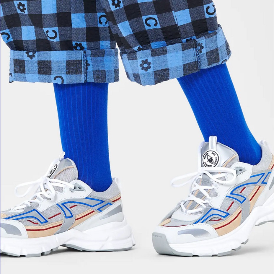 Solid Rib Sock [ 10231029-65  ] HAPPY SOCKS / �ϥåԡ����å���