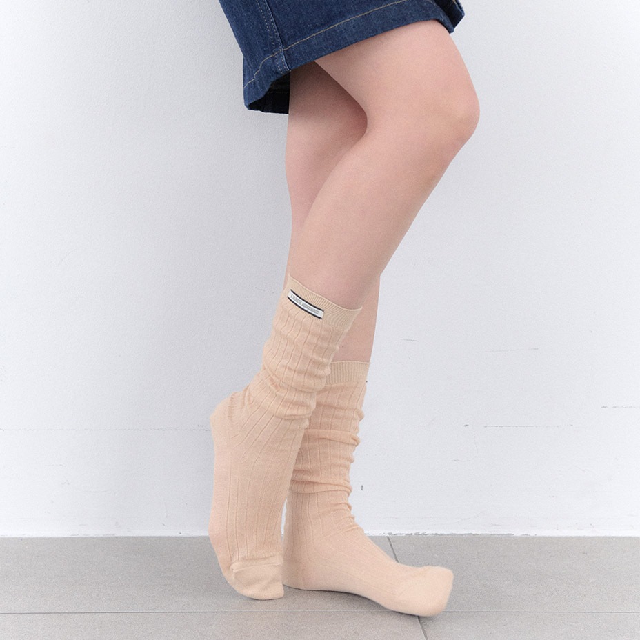 Loose Fit Knee Socks [ I Hate Monday / �����إ��ȥޥ�ǡ� ] BYC-IHM26SS08