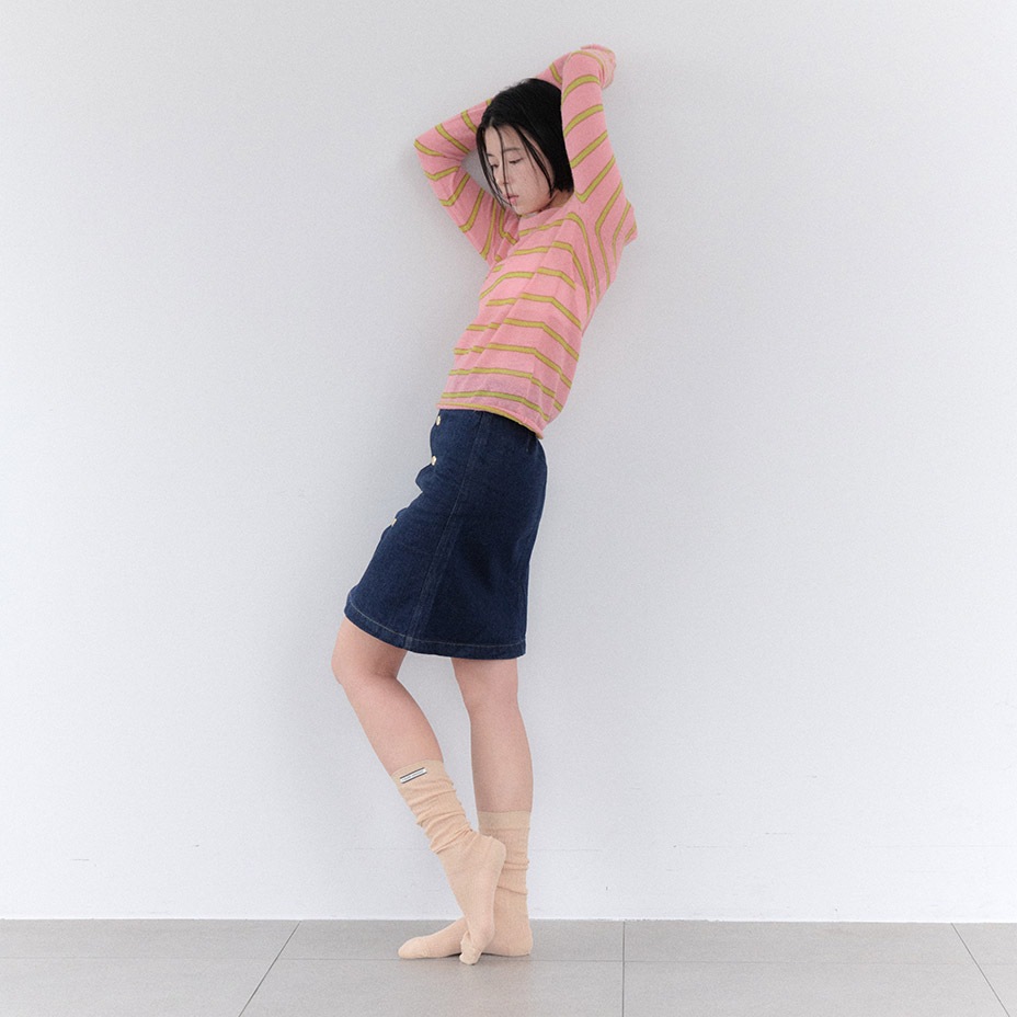 Loose Fit Knee Socks [ I Hate Monday / �����إ��ȥޥ�ǡ� ] BYC-IHM26SS08