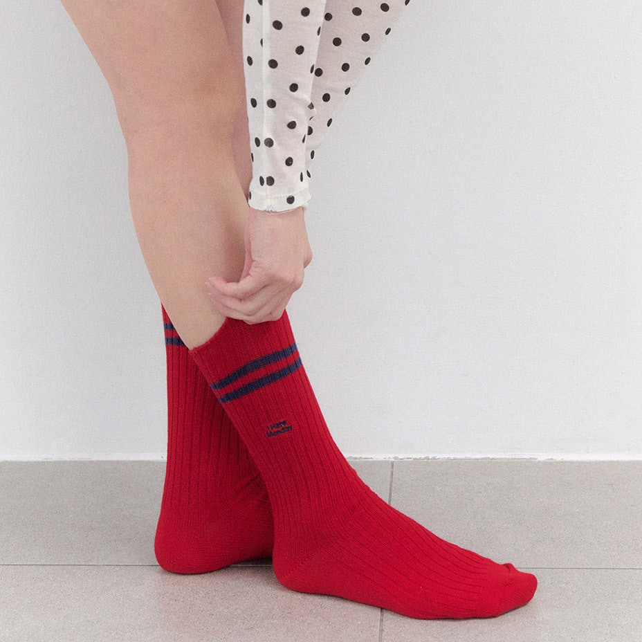 Preppy Knit Socks [ I Hate Monday / �����إ��ȥޥ�ǡ� ] BYC-IHM26SS16
