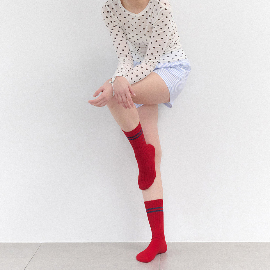 Preppy Knit Socks [ I Hate Monday / �����إ��ȥޥ�ǡ� ] BYC-IHM26SS16