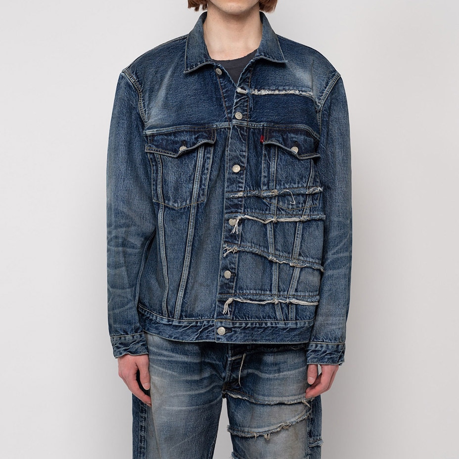 FULLCOUNT X KAMIYA Switching Denim Jacket [ G11FC101 ] KAMIYA / ߥ