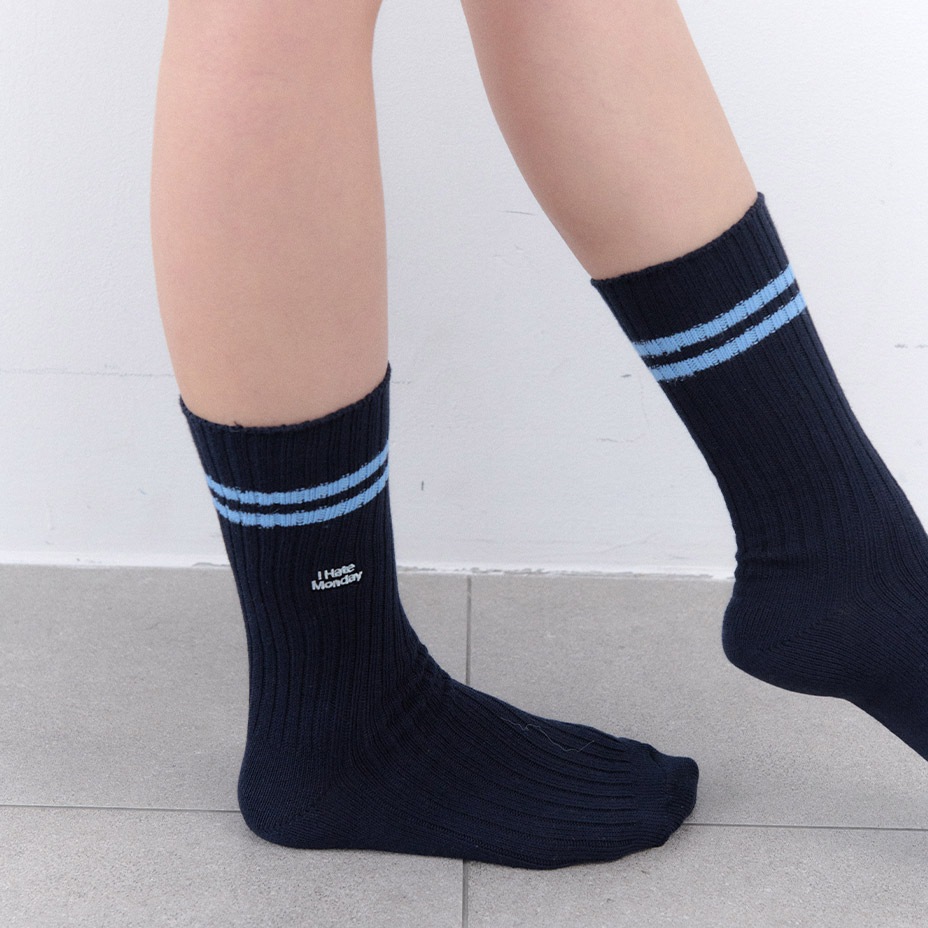 Preppy Knit Socks [ I Hate Monday / �����إ��ȥޥ�ǡ� ] BYC-IHM26SS17