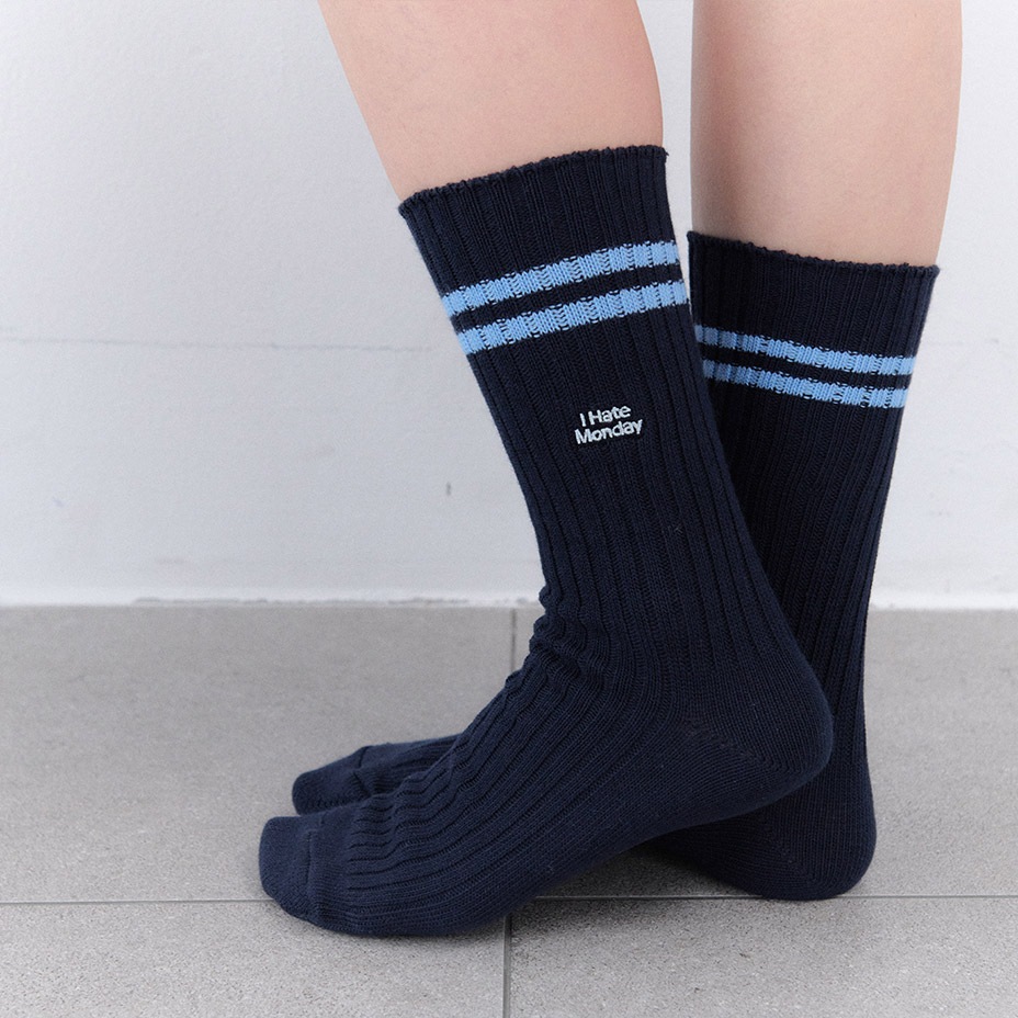 Preppy Knit Socks [ I Hate Monday / �����إ��ȥޥ�ǡ� ] BYC-IHM26SS17