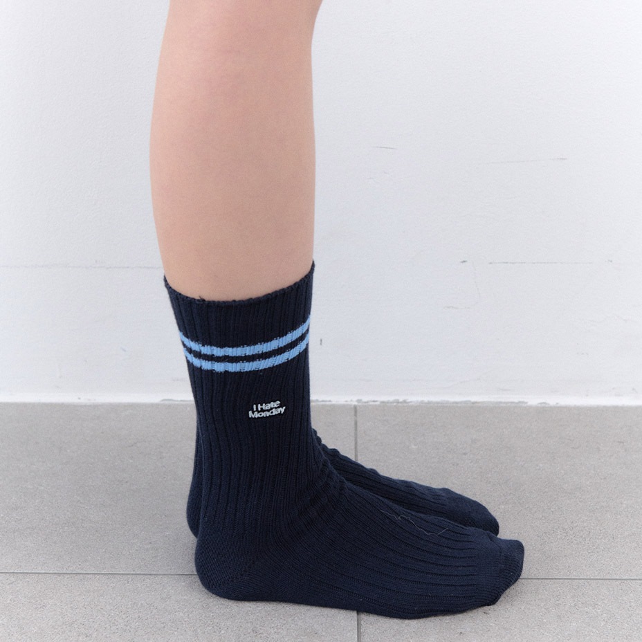 Preppy Knit Socks [ I Hate Monday / �����إ��ȥޥ�ǡ� ] BYC-IHM26SS17