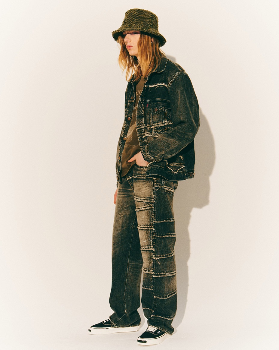 FULLCOUNT X KAMIYA Switching Denim Pants [ G11FC102 ] KAMIYA / ���ߥ�