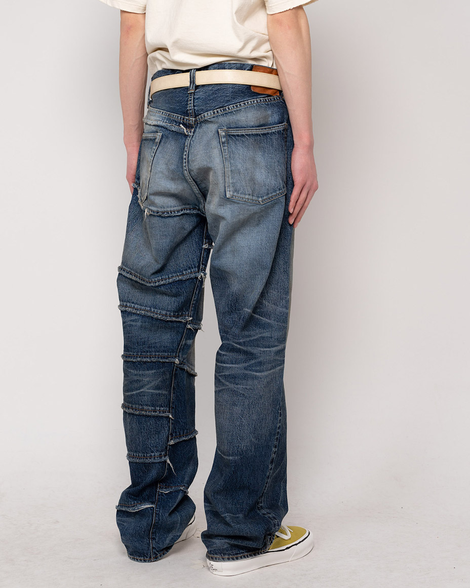 FULLCOUNT X KAMIYA Switching Denim Pants [ G11FC102 ] KAMIYA / ���ߥ�