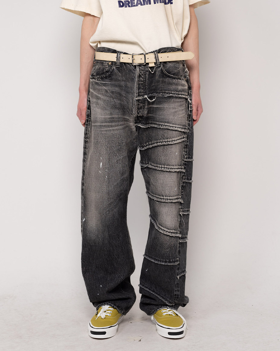 FULLCOUNT X KAMIYA Switching Denim Pants [ G11FC102 ] KAMIYA / ���ߥ�