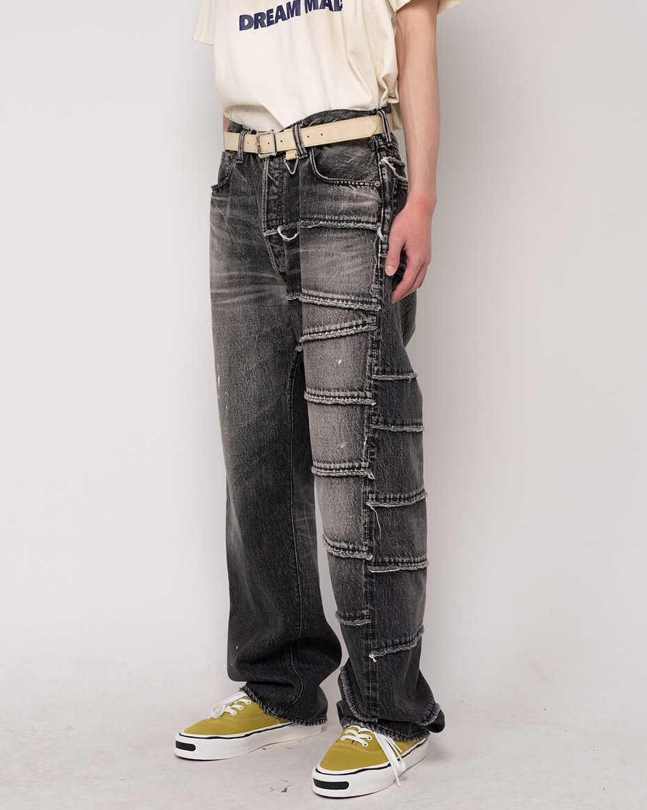 FULLCOUNT X KAMIYA Switching Denim Pants [ G11FC102 ] KAMIYA / ���ߥ�