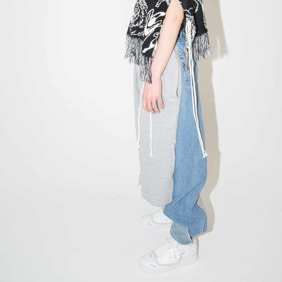 DOUBLE SWP BACKDENIM [ BS239614 ] BODYSONG / �ܥǥ�����