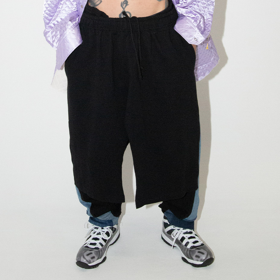 DOUBLE SWP BACKDENIM [ BS239614 ] BODYSONG / �ܥǥ�����