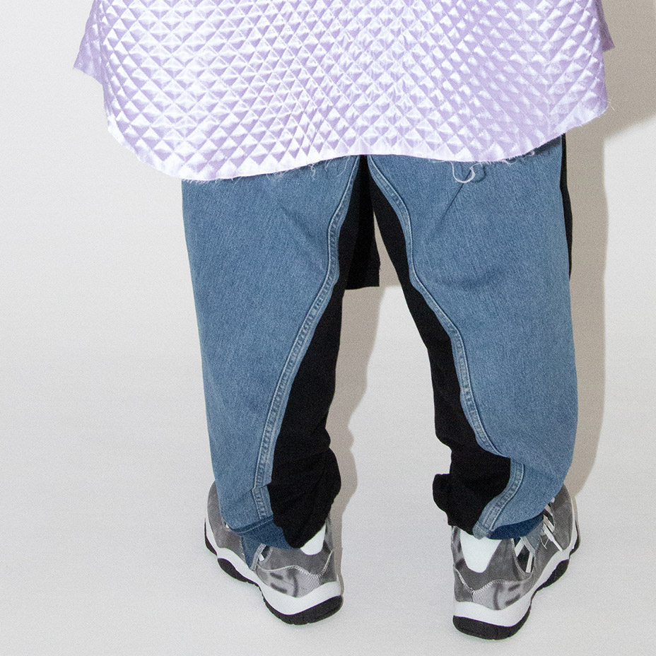 DOUBLE SWP BACKDENIM [ BS239614 ] BODYSONG / �ܥǥ�����