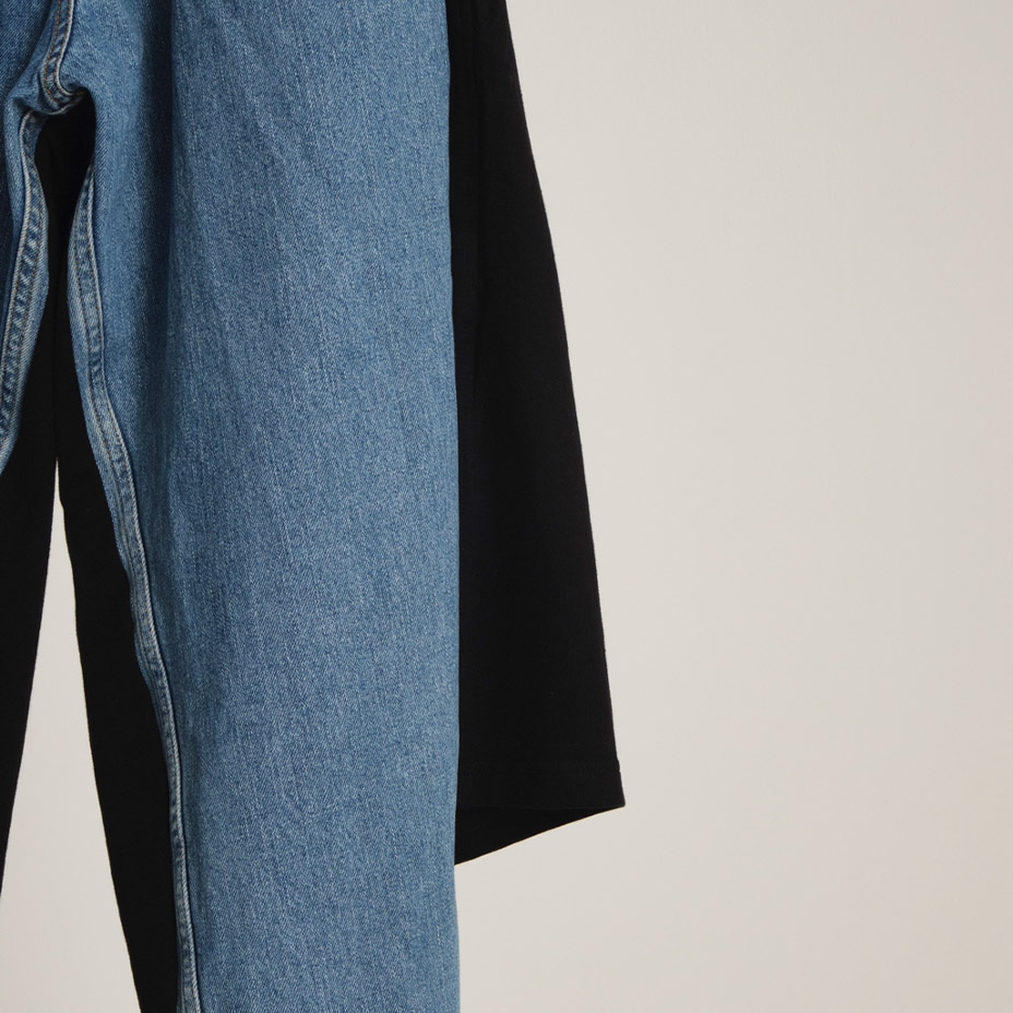 DOUBLE SWP BACKDENIM [ BS239614 ] BODYSONG / �ܥǥ�����