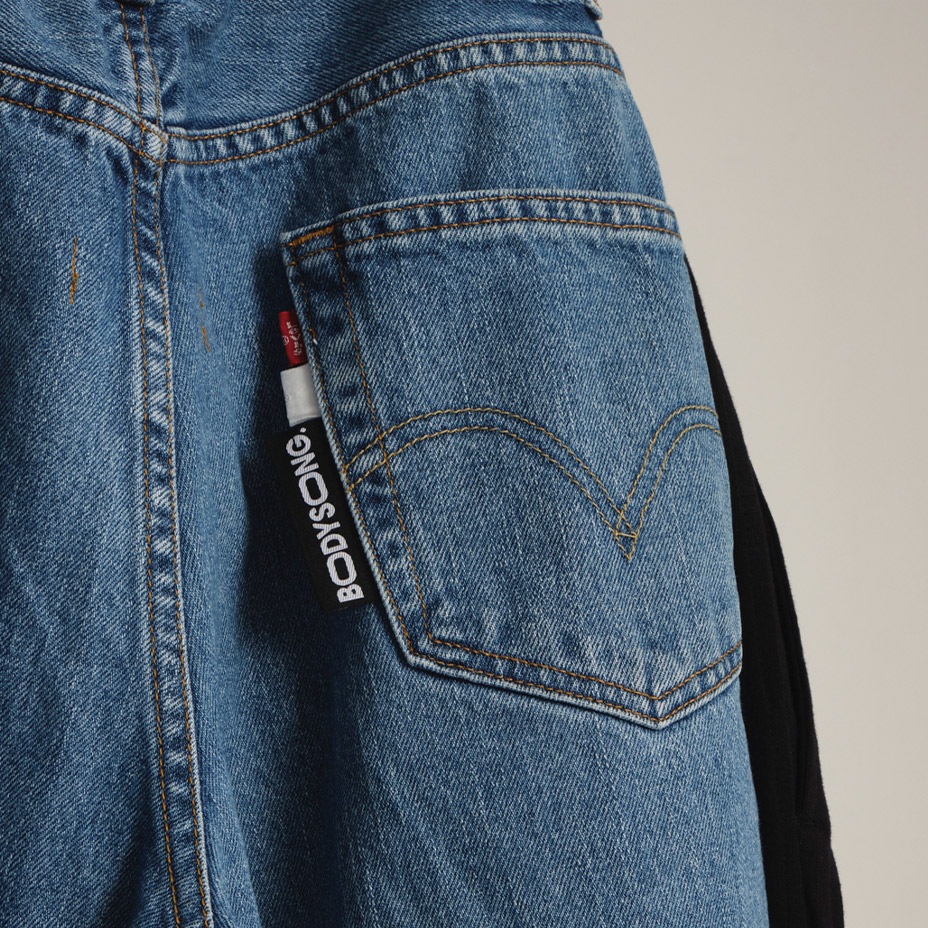 DOUBLE SWP BACKDENIM [ BS239614 ] BODYSONG / �ܥǥ�����