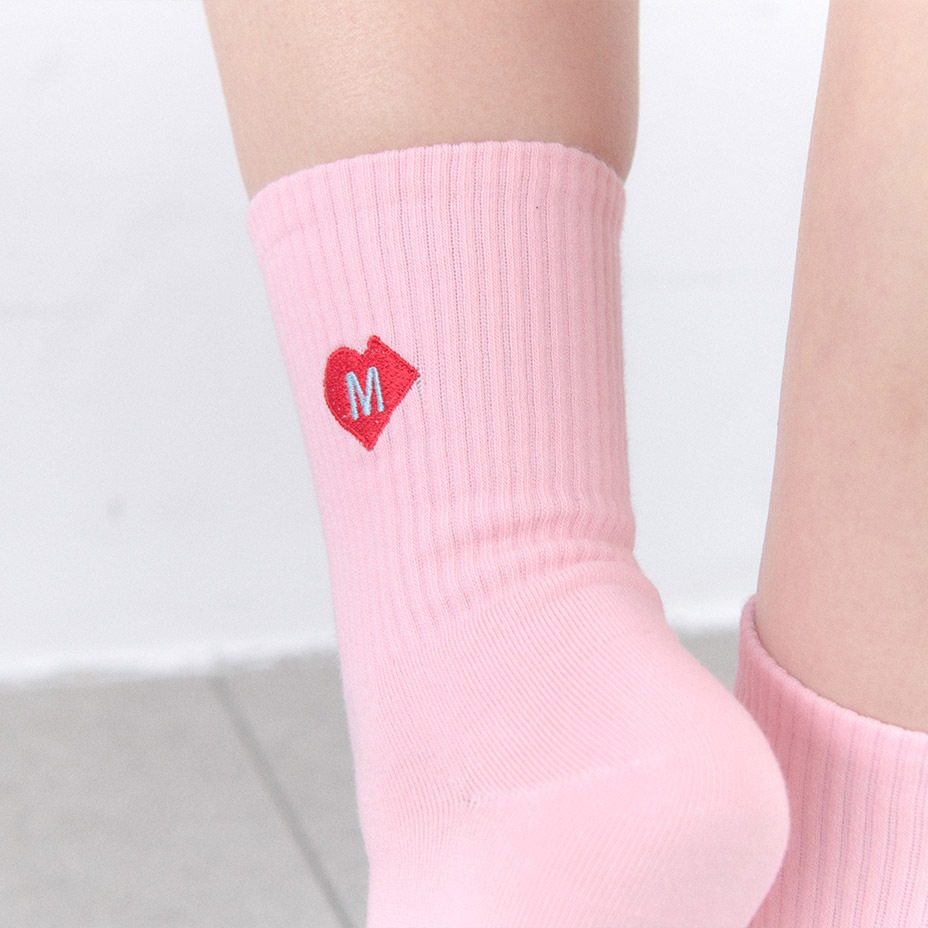 Heart Short Socks [ I Hate Monday / �����إ��ȥޥ�ǡ� ] BYC-IHM26SS23