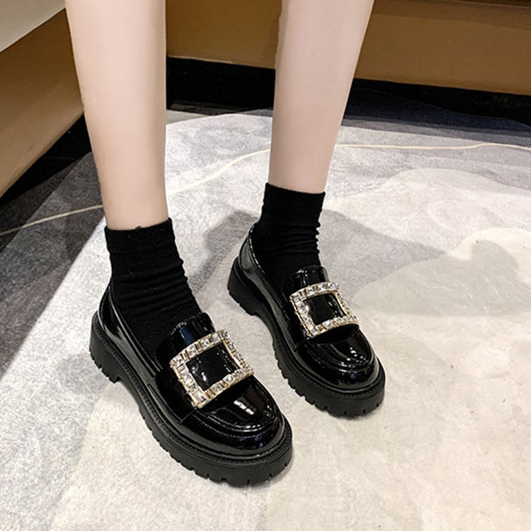 ビジュープレート 厚底 ローファー レディース [ BHPT001-22