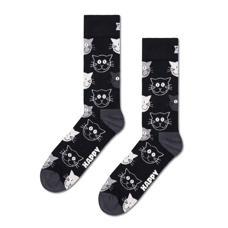 3-Pack Mixed Cat Socks Gift Set [ 10203516-01 ] Happy Socks / �ϥåԡ����å���