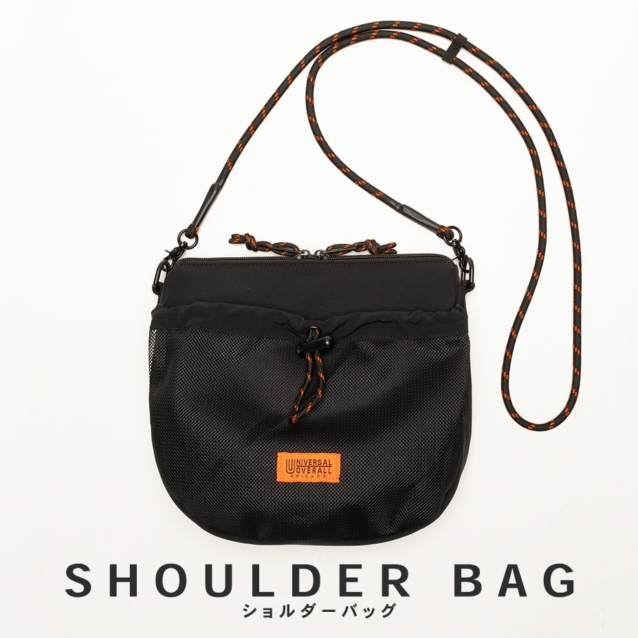 FRONT MESH ZILE SHOULDER [ UVO-195 ] UNIVERSAL OVERALL / ��˥С����륪���С�������