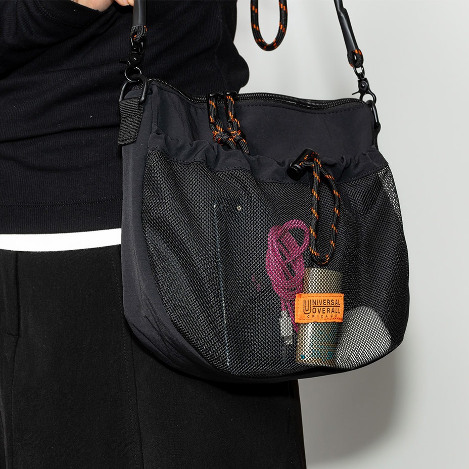 FRONT MESH ZILE SHOULDER [ UVO-195 ] UNIVERSAL OVERALL / ��˥С����륪���С�������